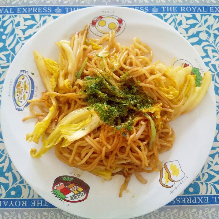 国産チーズで焼きそば